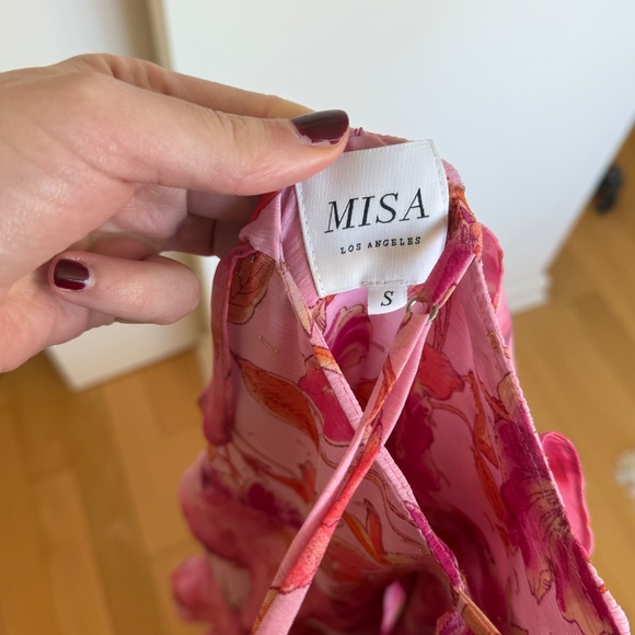 MISA pink floral dress - Picture 2 of 3
